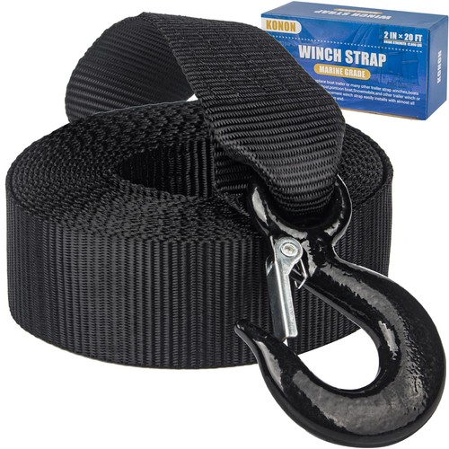 Boat trailer winch strap - winch,